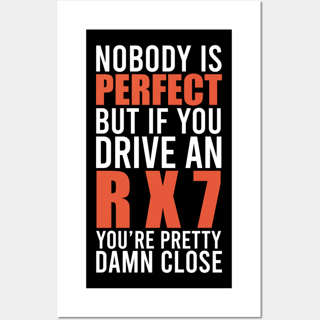 RX7 Owners Wall Art by VrumVrum